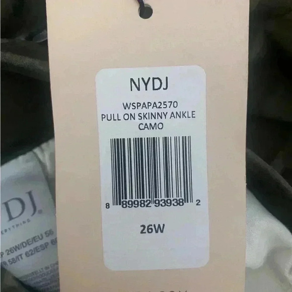 NWT NYDJ Pull On Skinny Camo Jeans - Picture 7 of 8
